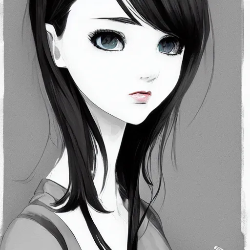 Image similar to ilya kuvshinov