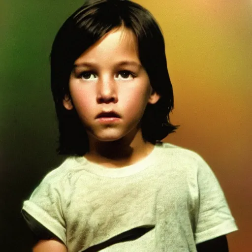 Image similar to photograph of keanu reeves as a young child