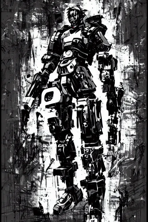 Image similar to streetwear fashion robot character design by yoji shinkawa