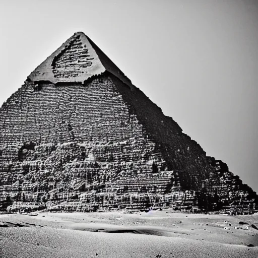 Image similar to the egyptian pyramids in the desert