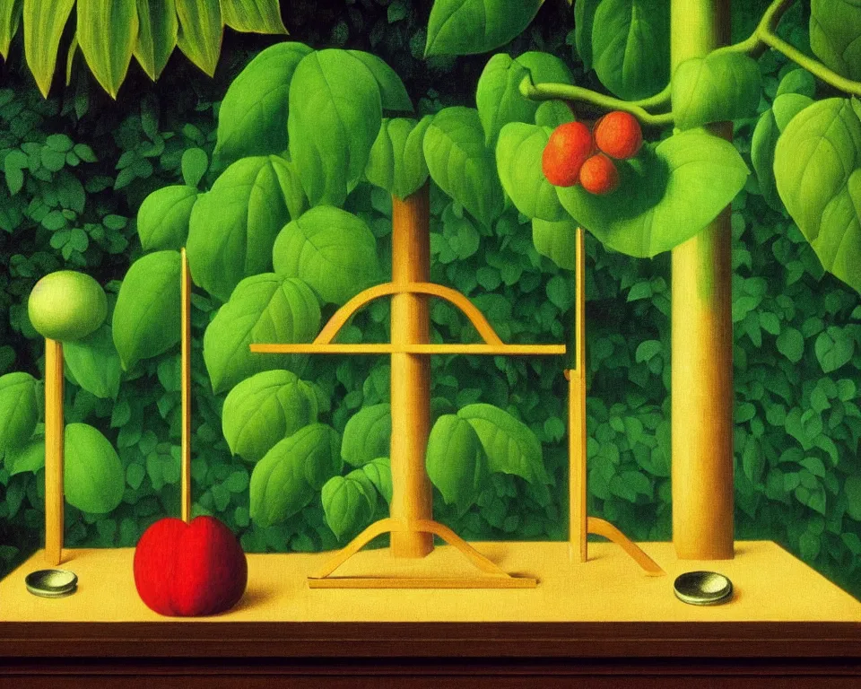 Image similar to an achingly beautiful print of small balanced scales in the rainforest by raphael, hopper, and rene magritte. detailed, romantic, enchanting, trending on artstation.