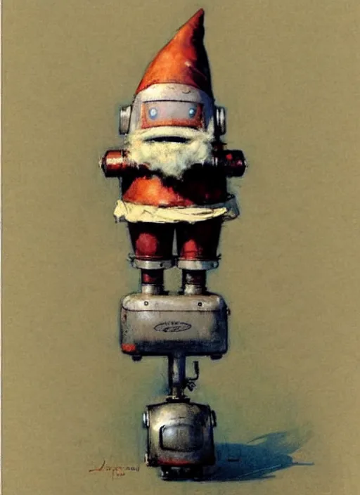 Image similar to ( ( ( ( ( 1 9 5 0 s robot knome very fat. muted colors. ) ) ) ) ) by jean - baptiste monge!!!!!!!!!!!!!!!!!!!!!!!!!!!!!!