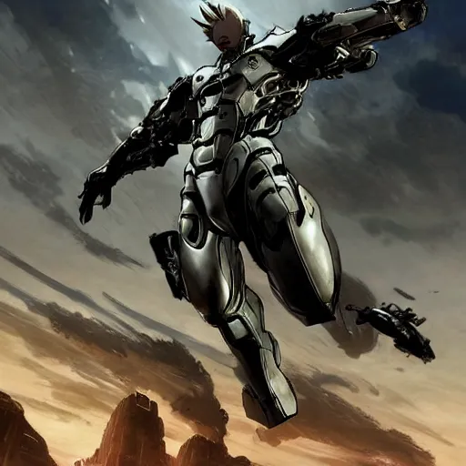 Jetstream Sam from Metal Gear Rising: Revengeance, Stable Diffusion