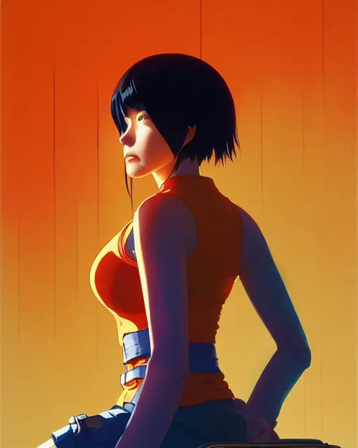 Image similar to orange cat!!!, audrey plaza, realistic shaded perfect, fine details. anime. realistic shaded lighting poster by ilya kuvshinov katsuhiro otomo ghost - in - the - shell, magali villeneuve, artgerm, jeremy lipkin and michael garmash and rob rey