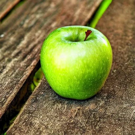 Image similar to a beautiful photo of a green apple