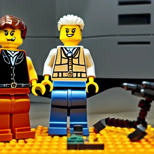 Image similar to first picture from new Lego Terminator Movie