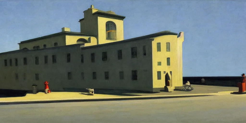 Image similar to by Edward Hopper