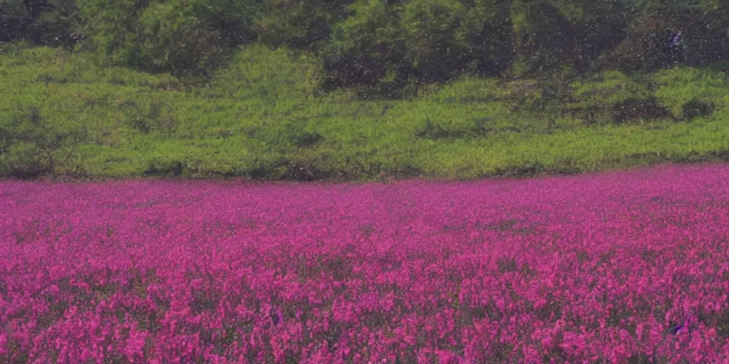 Image similar to flowering field