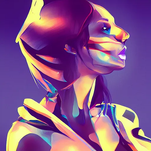 Image similar to the most original and beautiful profile picture on discord, symetrical, 4 k, beautiful gorgeous digital art, trending on artstation, dark tones