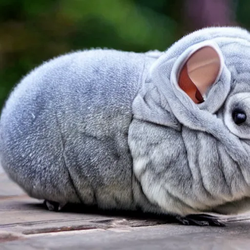 Image similar to chinchilla tardigrade hybrid, furry creature with several legs ( multiple limbs ) and a protective fur coat