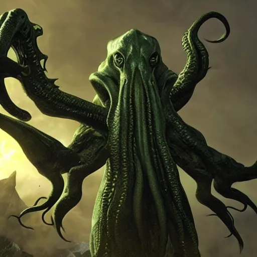 Image similar to Cthulhu in skyrim