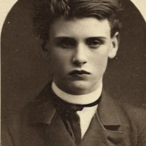 Prompt: a very handsome rebellious hot young guy, 1 8 9 8 photo