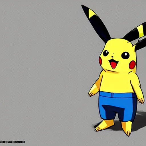 Prompt: Pikachu as a human, realistic photo