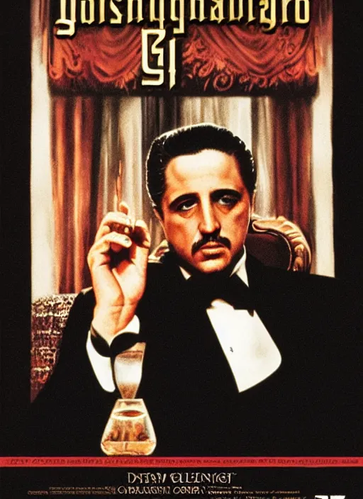 Prompt: dvd box art for the godfather 4