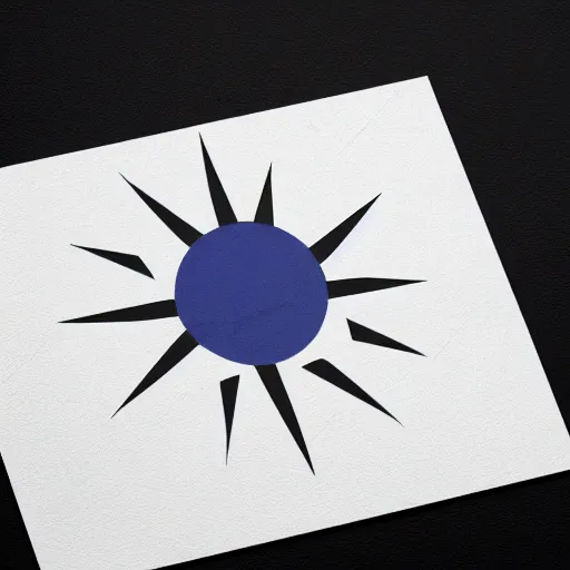 Image similar to geometrical logo design the sun