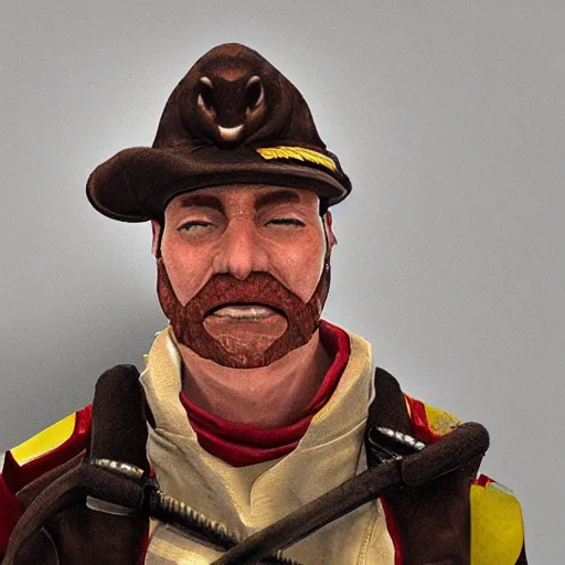 Image similar to a realistic crewmate from among us