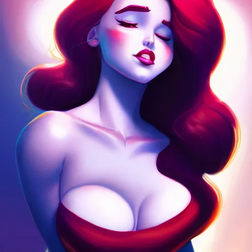 Image similar to a portrait of a beautiful jessica rabbit, art by lois van baarle and loish and ross tran and rossdraws and sam yang and samdoesarts and artgerm and saruei, digital art, highly detailed, intricate, sharp focus, trending on artstation hq, deviantart, unreal engine 5, 4 k uhd image