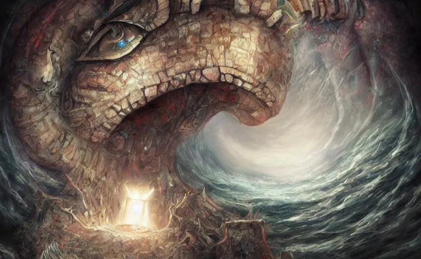 Image similar to the dream vortex consumes the hope of mankind, high fantasy, art, deviant art, painting, detailed, faces