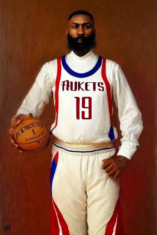 Image similar to full body portrait of the dictator of the houston rockets, 1 8 8 9, in full military garb, oil on canvas by william sidney mount, trending on artstation