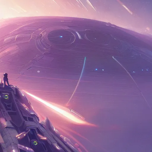 Image similar to a spaceship returns to earth, highly detailed vfx portrait, unreal engine, greg rutkowski, loish, rhads, caspar david friedrich, makoto shinkai and lois van baarle, ilya kuvshinov, rossdraws, elegent, tom bagshaw, alphonse mucha, global illumination, detailed and intricate environment.