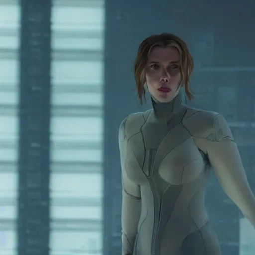 Image similar to a still of Scarlett Johansson in Ghost in the Shell (2017)