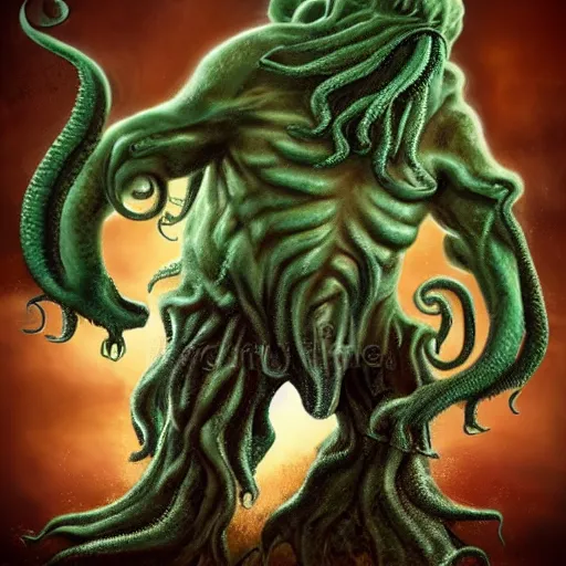 Image similar to cthulhu wearing jorts, high-quality stock photo