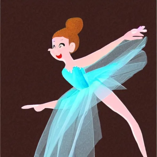 Prompt: ballerina by pixar