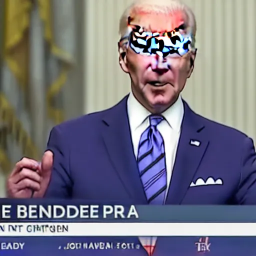 Image similar to joe biden accidentally says bruh during presidential rally