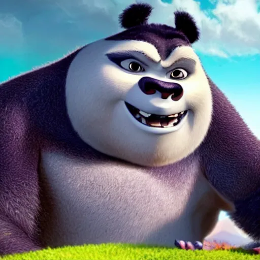 Prompt: jork blork from kung goo panda