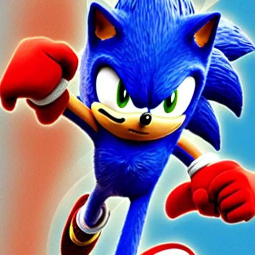 Prompt: Box art for the Sega Genesis game Sonic the Hedgehog 5, highly detailed, dynamic lighting, detailed digital art