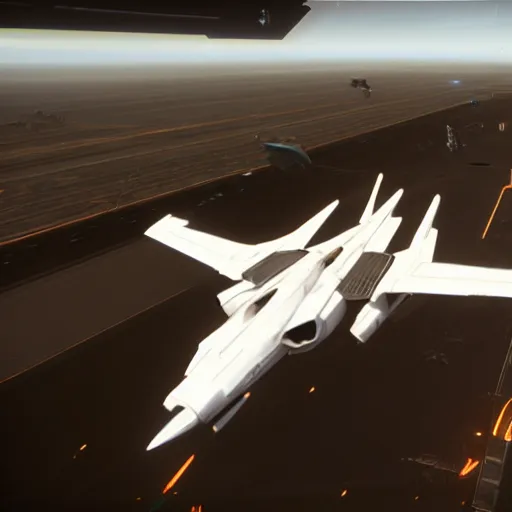 Image similar to star citizen, super hornet