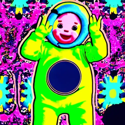 Image similar to teletubbie acidwave