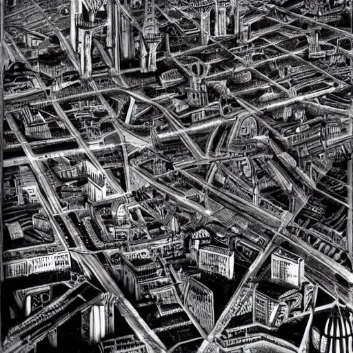 Prompt: The city of Paris, France during WW3 (2103), very detailed, cinematic, epic, grandiose, art by HG Giger