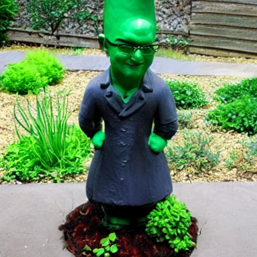 Prompt: the matrix garden gnome