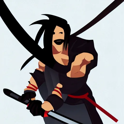 Image similar to yasuo vector, icon, high res, colour,