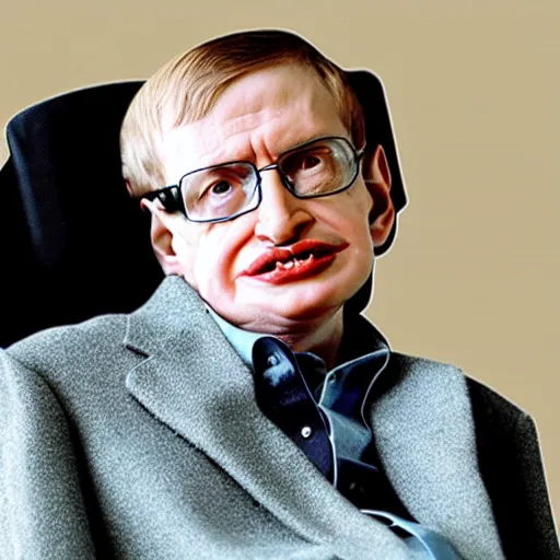 “Stephen Hawking as a Happy Meal Toy” | Stable Diffusion