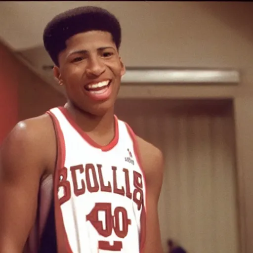 Prompt: youngboy nba in twin peaks (1990)