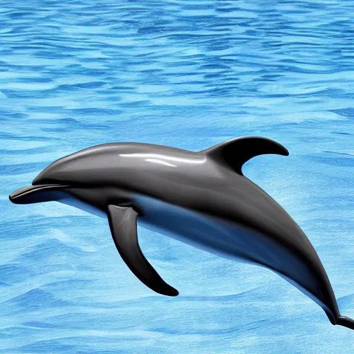 Image similar to part man part dolphin, hyper realistic rendering