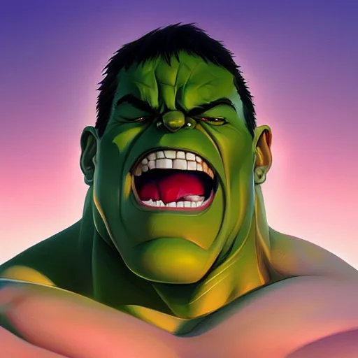 Image similar to face icon stylized minimalist the hulk, loftis, cory behance hd by jesper ejsing, by rhads, makoto shinkai and lois van baarle, ilya kuvshinov, rossdraws global illumination