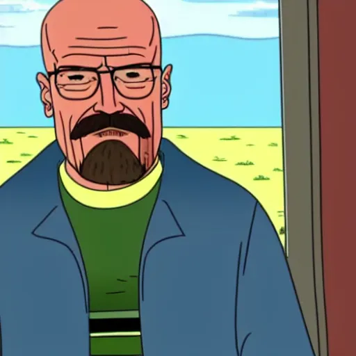 Image similar to walter white in bojack horseman