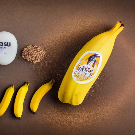 Prompt: a professional photo of a new package for Banana Slug Cereal, studio lighting, 85 mm lens,