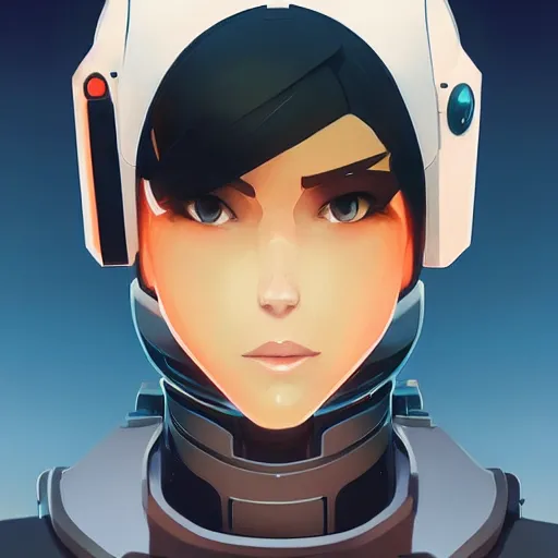 Image similar to face icon stylized minimalist robotech, loftis, cory behance hd by jesper ejsing, by rhads, makoto shinkai and lois van baarle, ilya kuvshinov, rossdraws global illumination