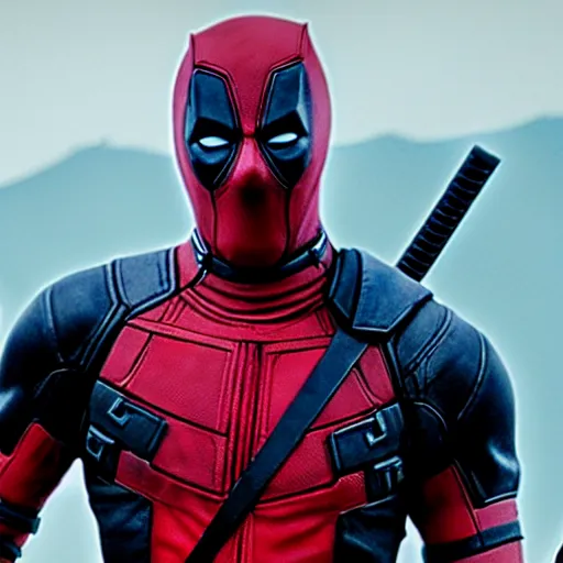 Prompt: Deadpool as a Viking hyper realistic 4K quality