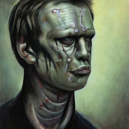 Prompt: Bodyhorror portrait by H.R.Giger of Alexei Navalny who became a degenerate horror Abomination, photo-realistic, color image, 2K, highly detailed