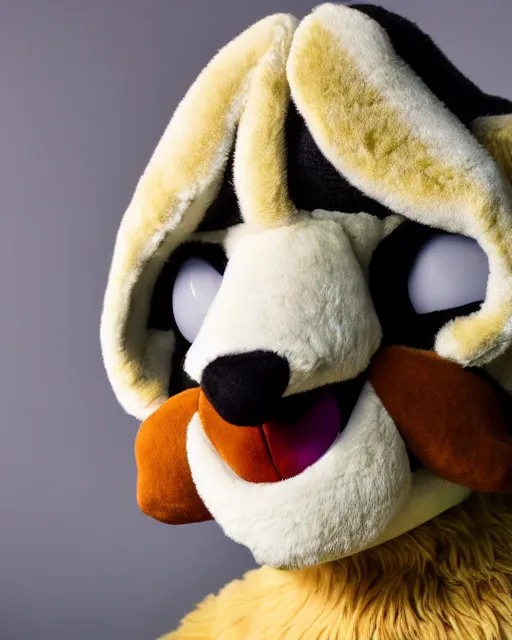 Image similar to portrait photo still of asriel dreemurr fursuit, 8 k, 8 5 mm f 1. 8