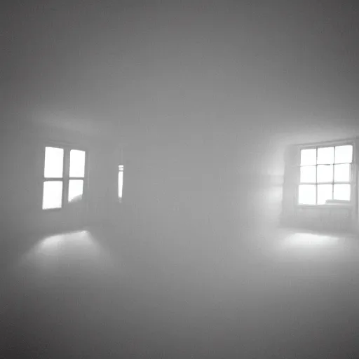 Image similar to interior, a poltergeist phenomenon amateur photograph