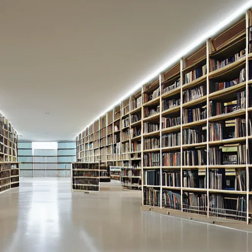 Prompt: library building design by Alvar Aalto