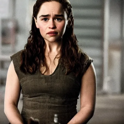 Image similar to Emilia Clarke in the Breaking Bad Universe