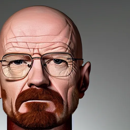 Image similar to walter white taxidermy failure