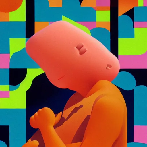 Prompt: nike campaign by shusei nagaoka, kaws, david rudnick, oil on canvas, bauhaus, surrealism, neoclassicism, renaissance, hyper realistic, pastell colours, cell shaded, 8 k - h 7 0 4